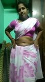 Des femmes taquinent en sari snapshot 2