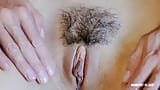 Hairy pussy fingering until screaming orgasm snapshot 2