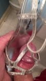 Silver sandals fucked and cummed snapshot 4