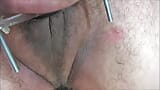 Extreem knijpen van de zaadbal in close -up en cumshot aftrekken om 9.10 uur snapshot 18