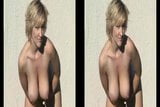 Danni Ashe strippt am Pool (Split-Screen-Version) snapshot 13