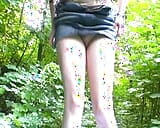 Blonde teen girl from Germany masturbating in the woods snapshot 15