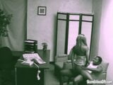 Black Couple Fucking while meeting in office snapshot 14