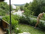 Nude In my garden snapshot 17