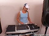 Playful solo dj teen little april snapshot 4