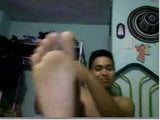 straight male feet on webcam snapshot 24