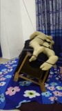 Zentai fucking table sex slave penis femdom hog behind bts snapshot 1