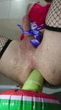 Femboy CD Sissy Clit Leaks from Anal Toy (Dick In The Air) snapshot 9