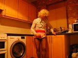 Tranny in pencil skirt and blouse snapshot 7