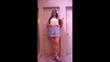 What To Do With An Old Pink Satiny Nightgown Outfit Video snapshot 4