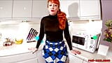 Kitchen fun with busty redhead milf Red XXX snapshot 8