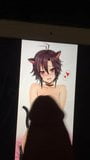 Makoto Kikuchi Idolmaster Catgirl Sop penghormatan pancut snapshot 3