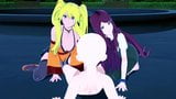 Kushina and Female Naruto sucking a hard dick! snapshot 3