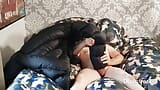 Humping a Friends Overfilled Down Jacket snapshot 8