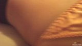 Orange Satin Panty Fuck Doggy Style snapshot 1