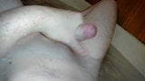 Bath Tub Fun Soft to Hard Cumming Under Water Uncut Cock snapshot 17