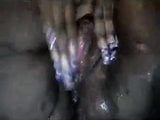 Cumming coño negro en uñas largas snapshot 8