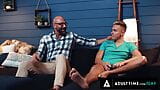 ADULT TIME - Bald Stepdaddy Drew Sebastian Accidentally Fucks His New Twink Stepson Carter DelRey! snapshot 3