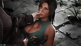 Tomb Raider Lara Croft compilatie (animatie met geluid) 3D Hentai-porno snapshot 9