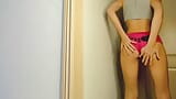 camel toe in panty shorts teasing snapshot 10