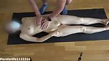 Full body massage with oily pussy fingering and stretching snapshot 2