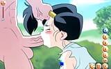Videl gulps on a big cock deep in her throat - Kame Paradise 3 snapshot 16