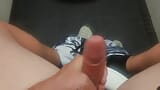 Masturbating in a Public Toilet - Big Load snapshot 3