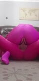 Laura Encased zentai tease snapshot 10