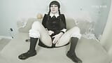 JOI: Trick or treat? Wednesday Addams wants treat and demands you become her masturbation buddy on halloween snapshot 2