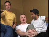 Three Hot Men on Couch snapshot 9