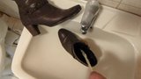 Piss in wifes brown ankle boot snapshot 3