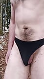 Walking in my pants in the forest, then taking my pants off and to walk naked and then masturbate - naked walker snapshot 4