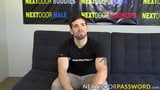 Solo hunk Julian Brady strokes cock after interview snapshot 9