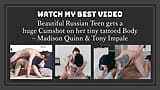 Die geile Russin Madison Quinn wird hart gefickt + Cumshot auf ihren Bauch snapshot 20