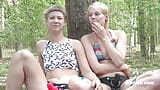 Ersties - Intensive Strap-on Action im Wald mit Ida und Isabella snapshot 14