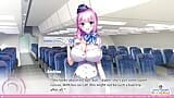 EP61-1: In-Flight Sex Trio Flight Attendant Service - Oppai Ero App Academy snapshot 2