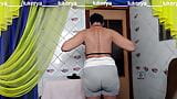 La joyeuse Lukerya dans la cuisine flirte avec les fans assise sur la machine à laver et se change en lingerie érotique snapshot 2