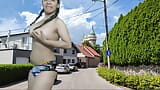 Hot Public Cumming Striptease with Adamandeve and Lupo snapshot 2