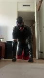 Crawling in my latex outfit snapshot 6