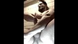 Bearded muscle stud jerks off snapshot 1