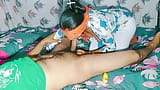 GF BF Indian Virgin School Girl In Her First Sex Video in his bedroom with boyfriend snapshot 4