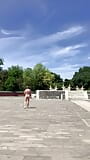 Naked at Chinese culture sun temple snapshot 3