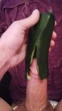 Cucumber wank my cock snapshot 4