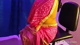 Sexy Bhabhi opens her clothes and shows her boobs to satisfy her sexual desire. snapshot 8