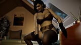 Alcina Dimitrescu Riding Dildo  Resident Evil Village Parody snapshot 11