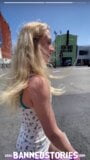 Teen Blonde EMMA STARLETTO gets creampied on Hollywood Blvd snapshot 4