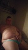 PISSING ON MYSELF IN SPEEDO chubby boy small penis Jacob snapshot 2