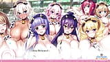 EP 46: Harem de femmes aux gros seins en maillot de bain bikini vache - Oppai Ero App Academy snapshot 11