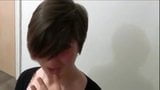 Short Haired British Slut Facial snapshot 10