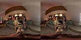 3D VR en POV, des meilleures copines asiatiques à forte poitrine vous laissent baiser leur ami en levrette, animation 3D VR snapshot 5